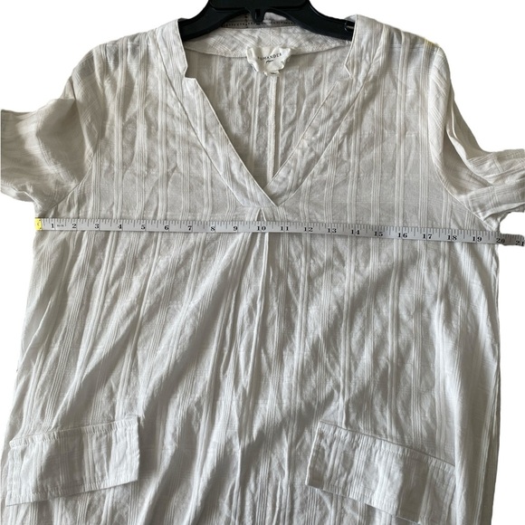 Pomander Place Tuckernuck White Mini Carolina Cotton Resort Caftan Size Medium - Picture 6 of 7